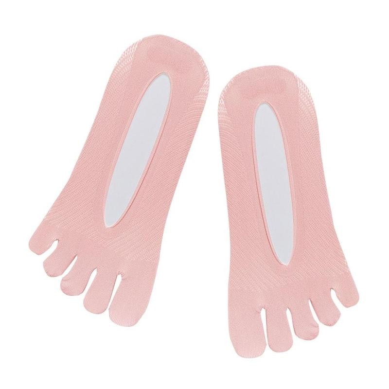 Five-toe compression socks for bunion alignment and blister prevention