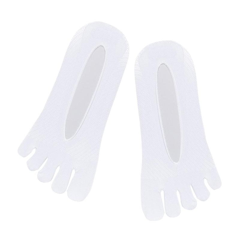 Five-toe compression socks for bunion alignment and blister prevention