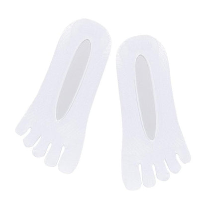 Five-toe compression socks for bunion alignment and blister prevention