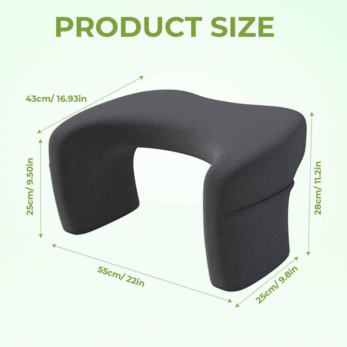 Reading and lap desk backrest pillow for work and gaming
