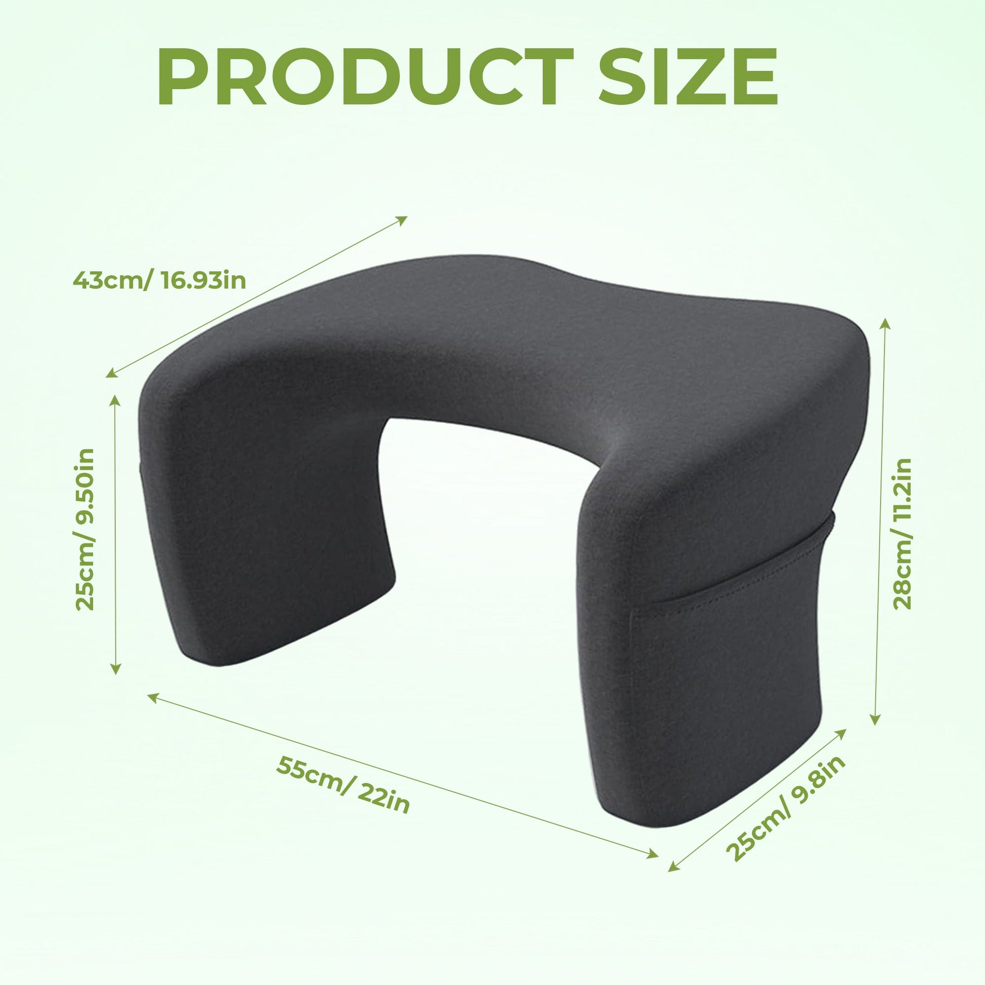 Reading and lap desk backrest pillow for work and gaming