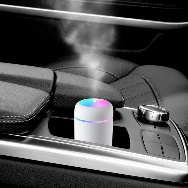 Mini portable USB cool mist humidifier for desk, car, and travel