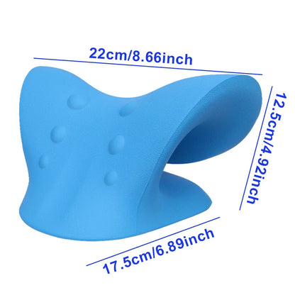 Neck relaxer stretcher cervical tension release pillow