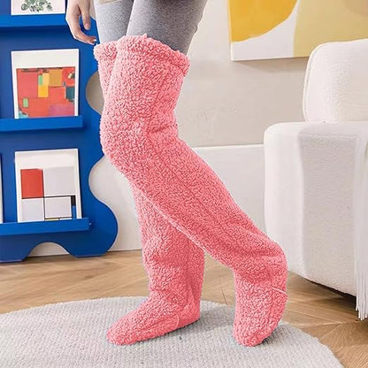 Winter knee-high thermal warm socks