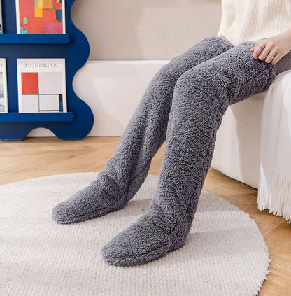 Winter knee-high thermal warm socks
