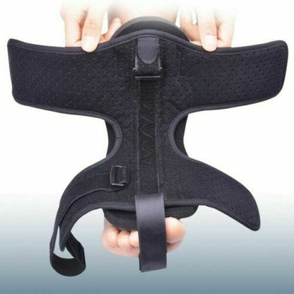 Adjustable plantar fasciitis night splint for foot and ankle pain relief