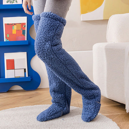 Winter knee-high thermal warm socks
