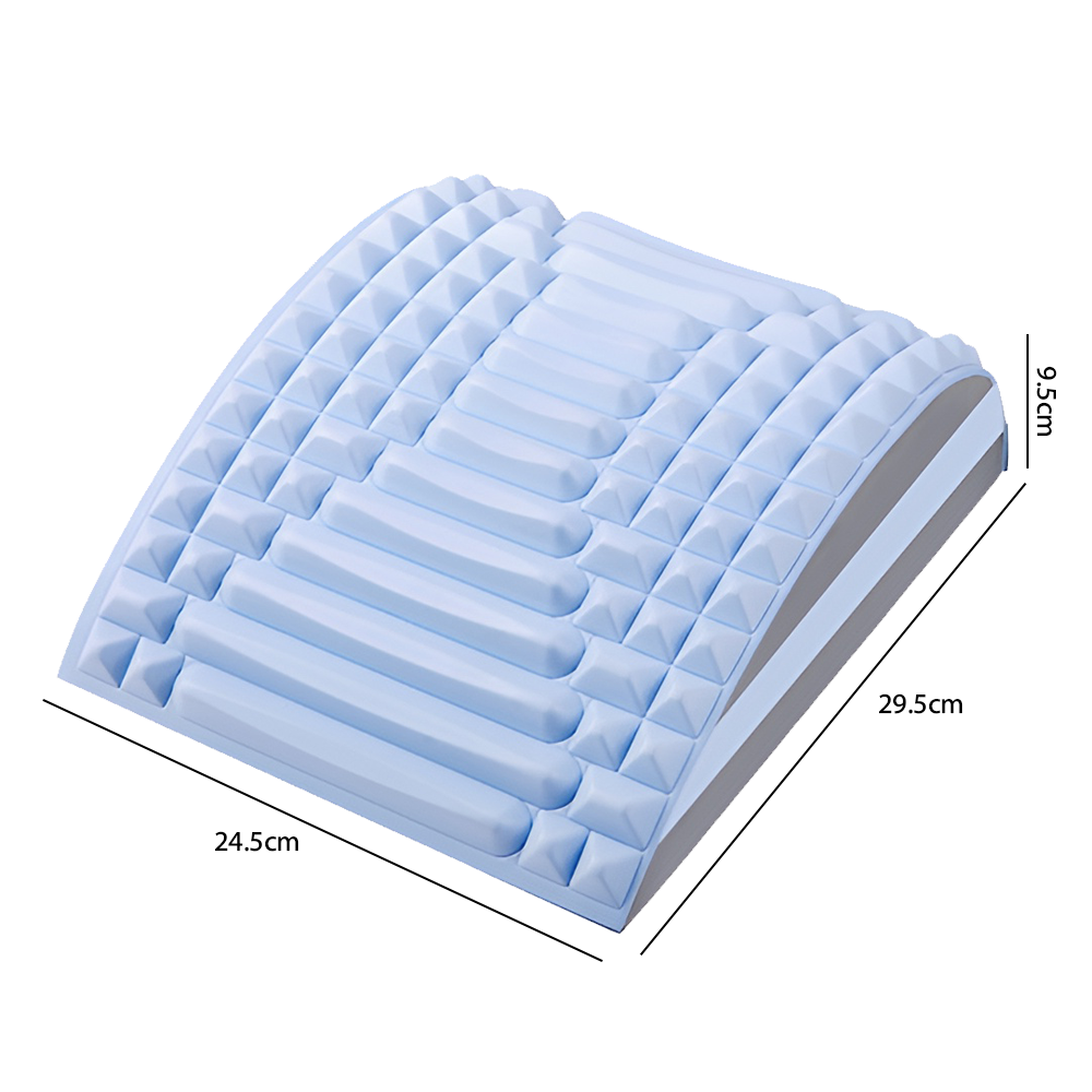 Lower back stretcher decompression and relaxation device