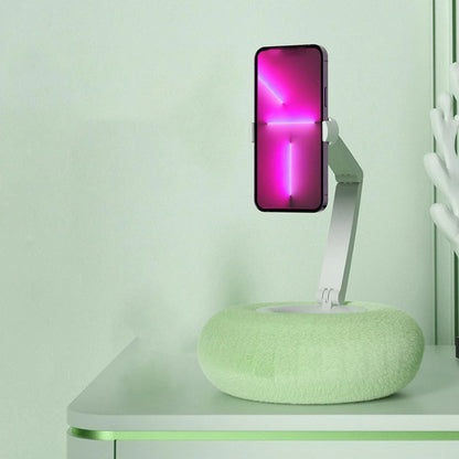 Adjustable mobile phone holder pillow hands-free cushion