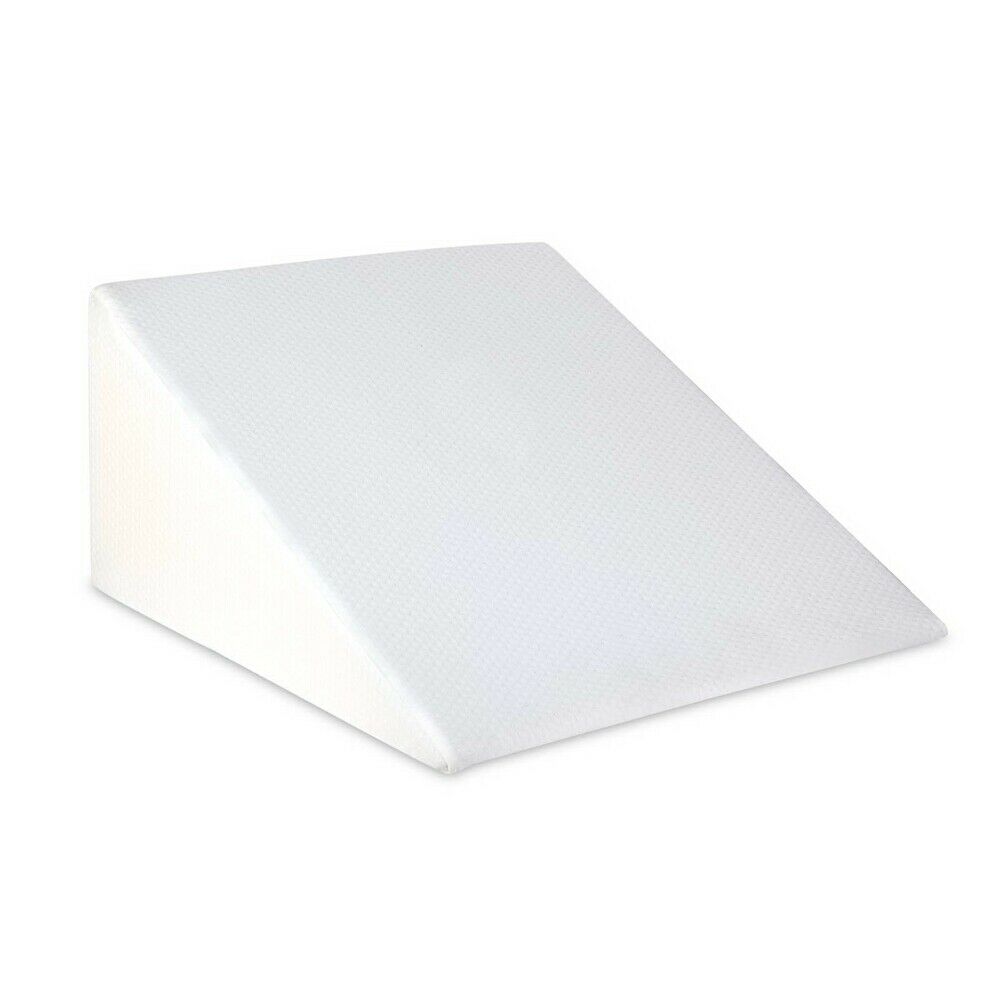 Cooling gel memory foam wedge pillow for acid reflux and back support