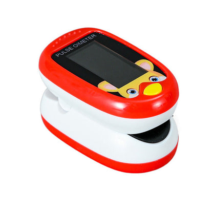 Pediatric kids finger pulse oximeter SpO2 and heart rate monitor