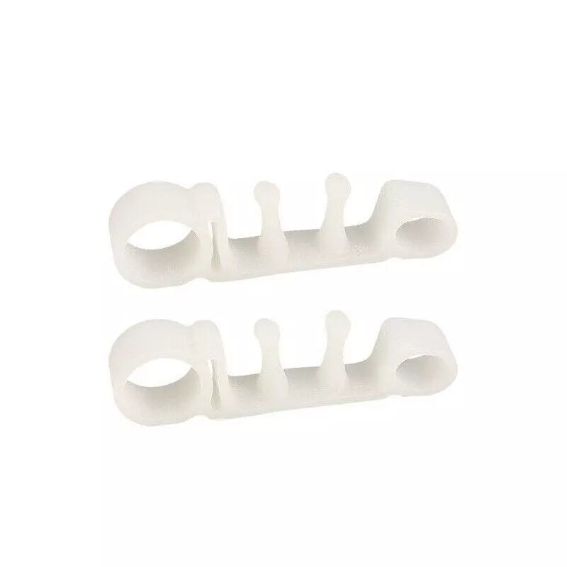 Medical-grade silicone toe separators for bunion alignment and foot posture