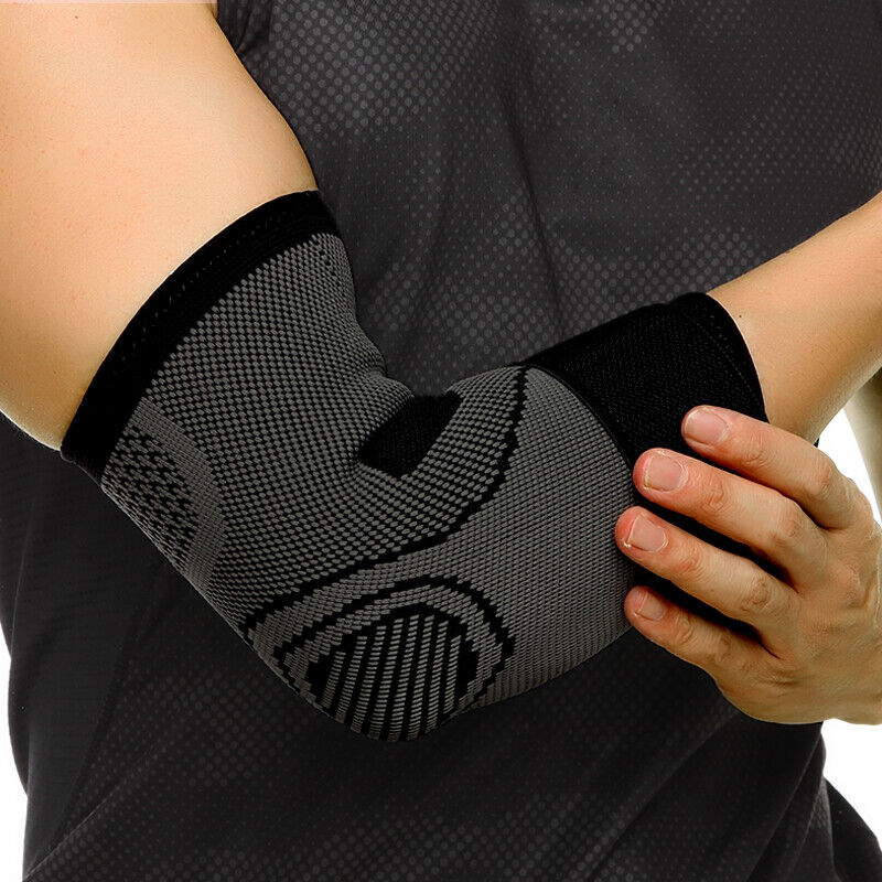 Adjustable compression elbow sleeve for tennis elbow and tendonitis