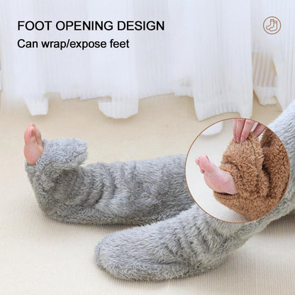 Winter knee-high thermal warm socks