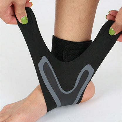 Adjustable ankle and plantar fasciitis compression wrap brace