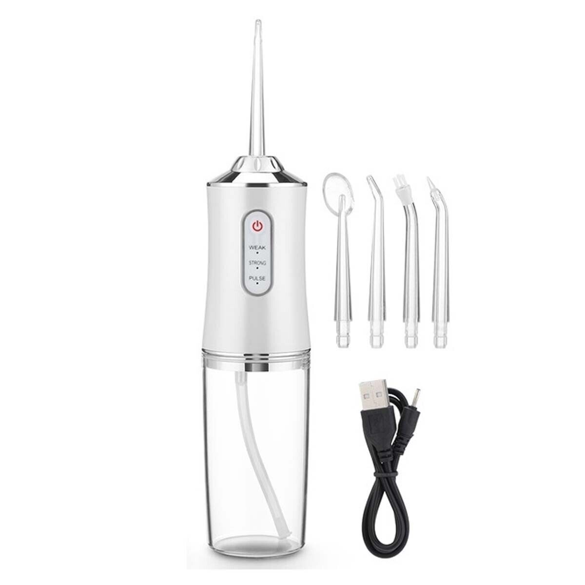 Cordless rechargeable electric dental oral irrigator water flosser
