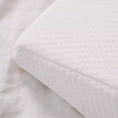 Cooling gel memory foam wedge pillow for acid reflux and back support