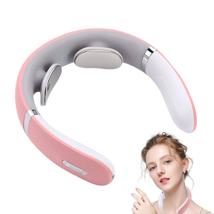Smart electric heated shiatsu neck and shoulder massager