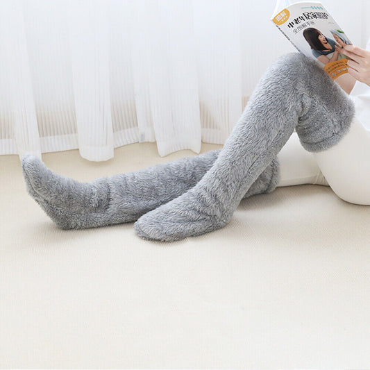 Winter knee-high thermal warm socks