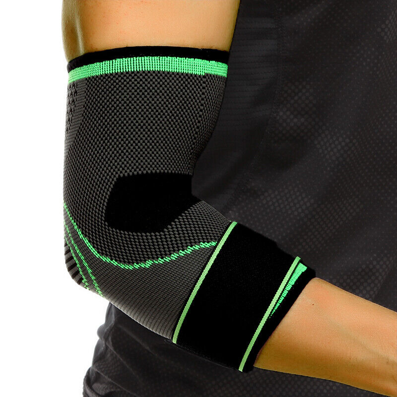 Adjustable compression elbow sleeve for tennis elbow and tendonitis