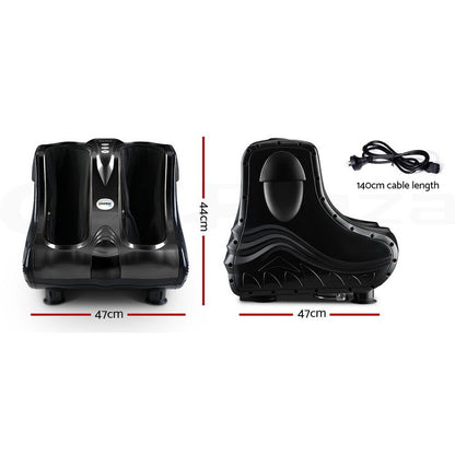 Electric premium foot calf and leg massager recovery system