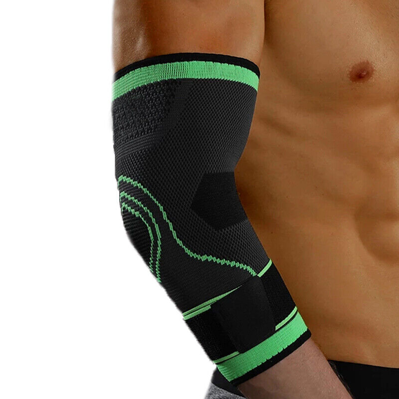 Adjustable compression elbow sleeve for tennis elbow and tendonitis