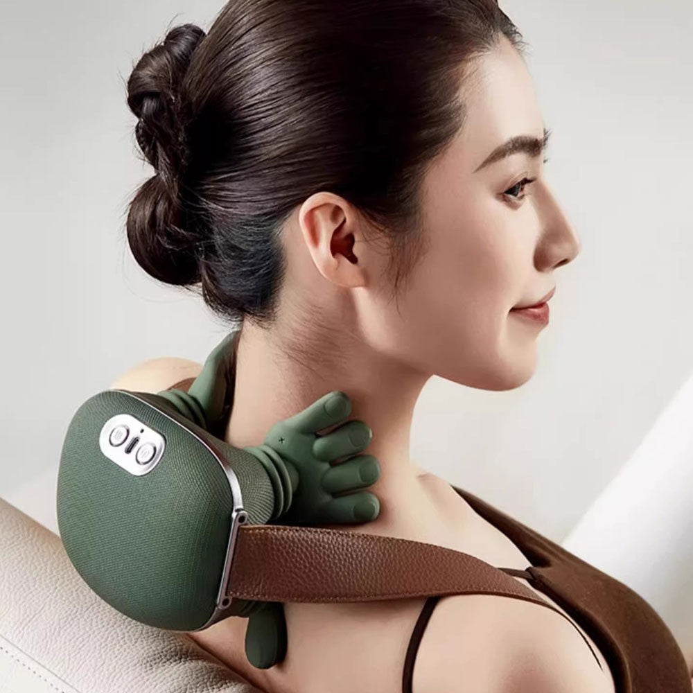 Premium real-hand kneading neck and shoulder shiatsu massager
