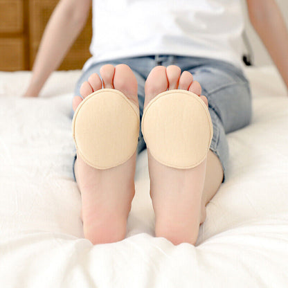 Five-toe gel forefoot pads for ball of foot pain and bunions