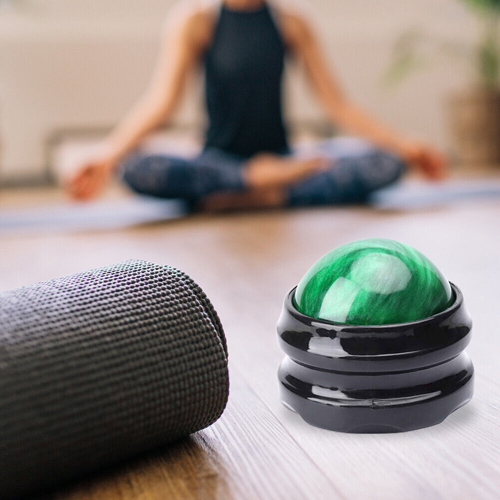 Cold cryotherapy massage roller ball for trigger point and muscle recovery