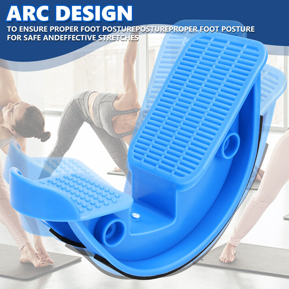 Calf stretcher foot rocker for plantar fasciitis and Achilles tendonitis