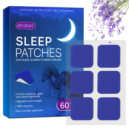 Overnight slow-release topical melatonin sleep patches
