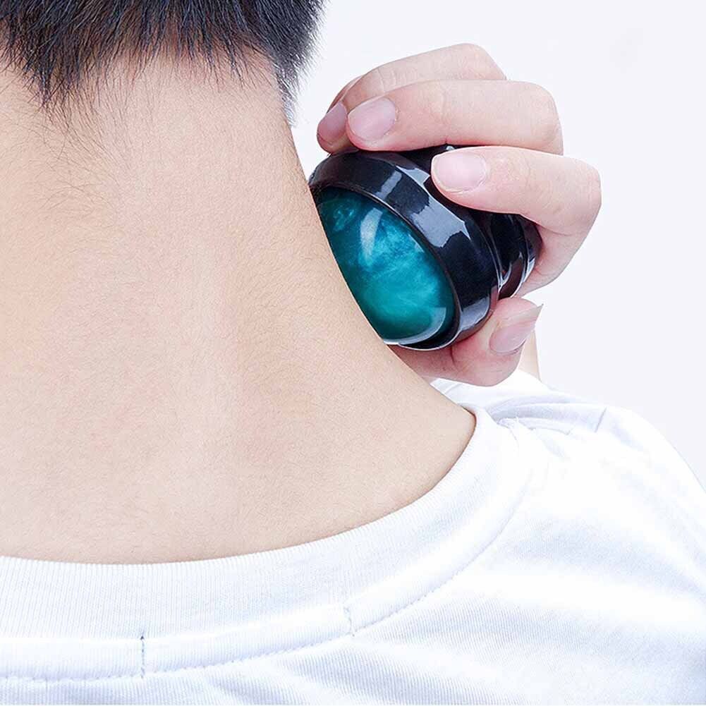 Cold cryotherapy massage roller ball for trigger point and muscle recovery