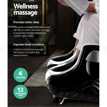 Electric premium foot calf and leg massager recovery system