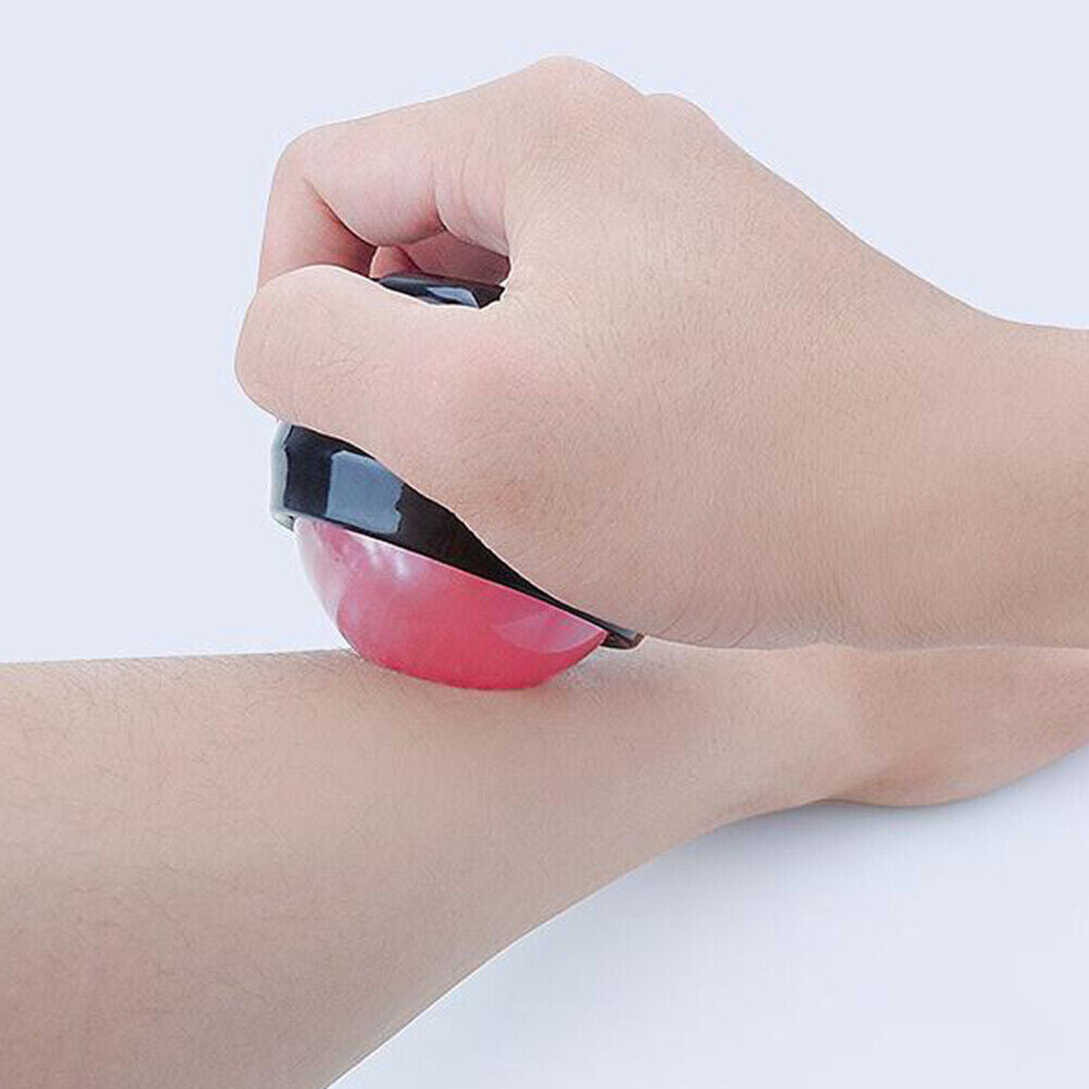 Cold cryotherapy massage roller ball for trigger point and muscle recovery