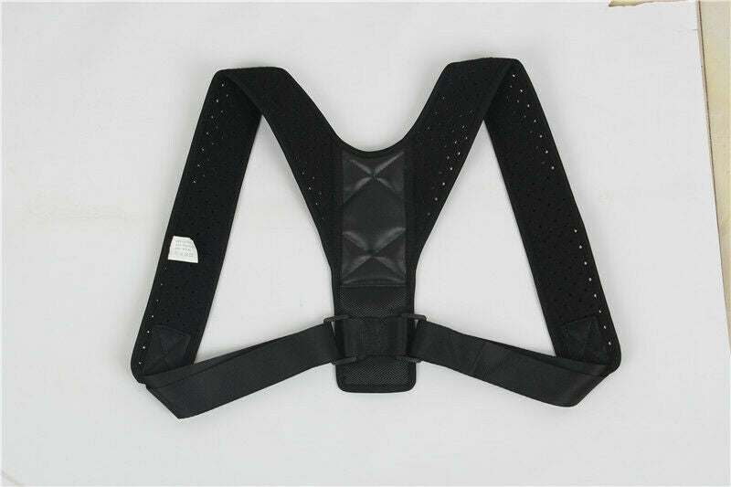 Adjustable posture corrector brace for upper back and shoulder alignment
