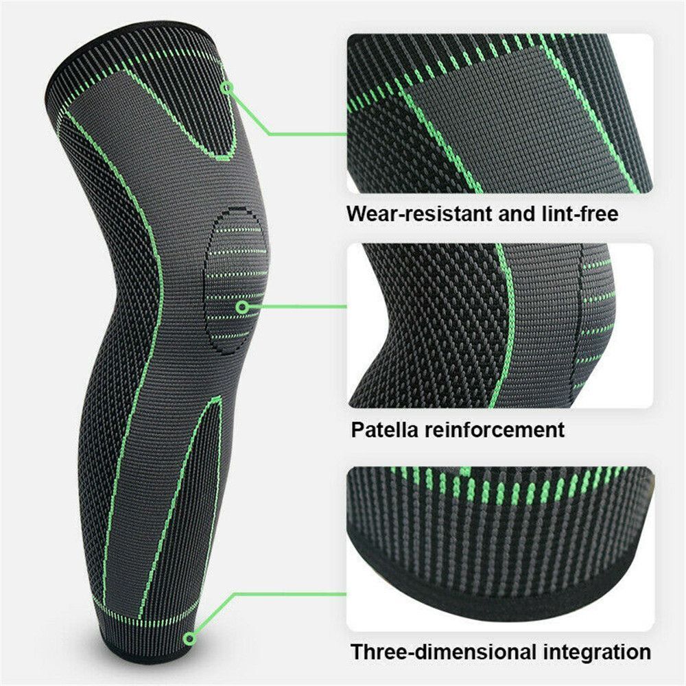 Knee support compression sleeve for arthritis and runner's knee