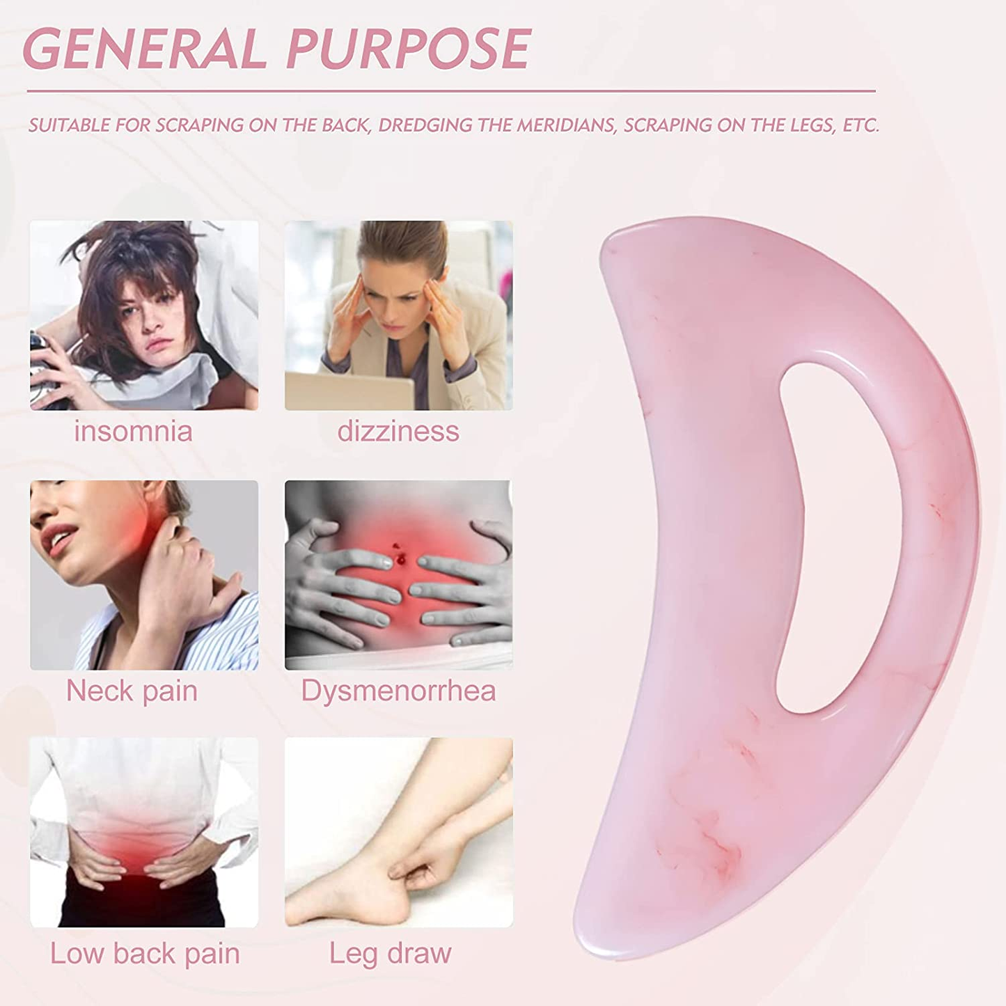Stainless steel gua sha body massager sculpting and drainage tool