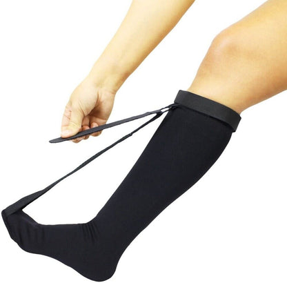 Soft plantar fasciitis night splint sock for morning heel pain