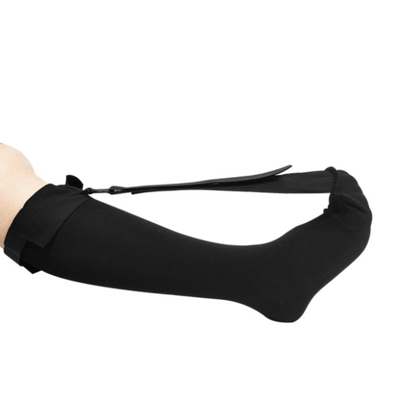 Soft plantar fasciitis night splint sock for morning heel pain