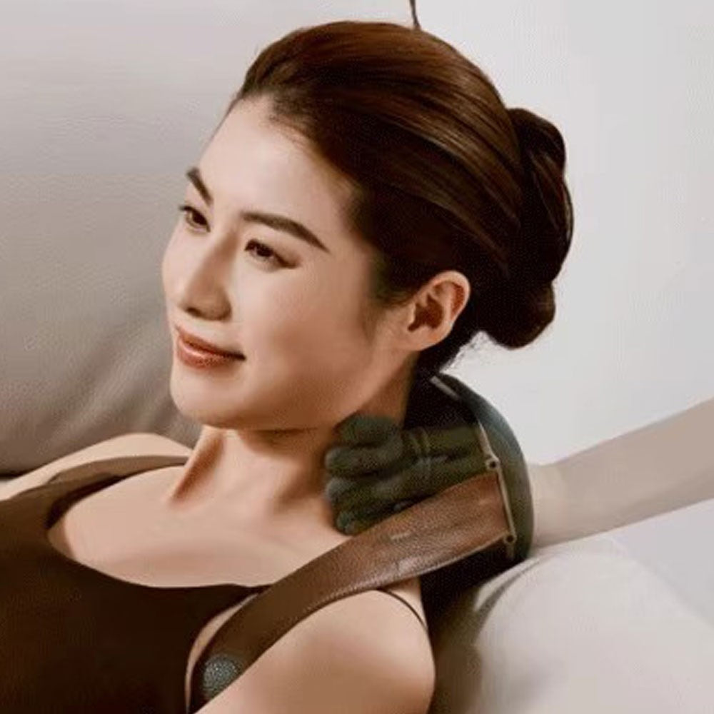 Premium real-hand kneading neck and shoulder shiatsu massager