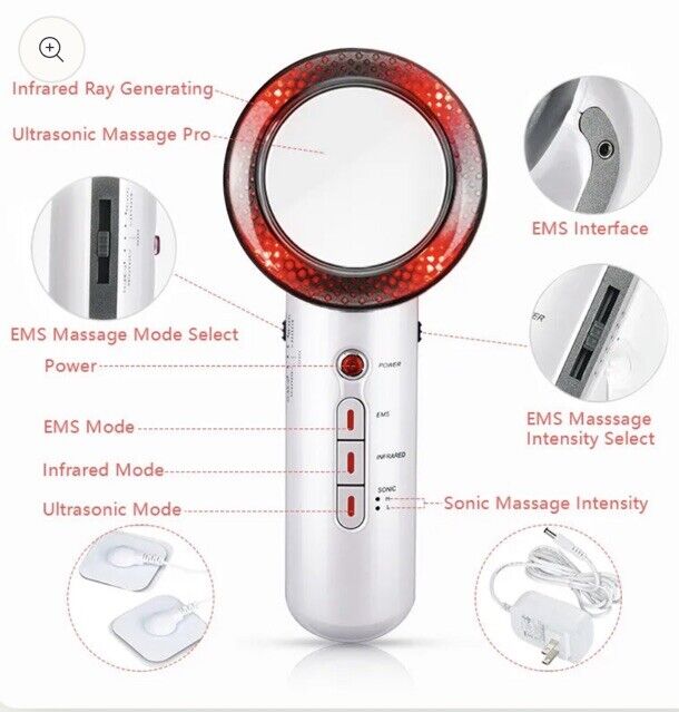 3-in-1 EMS body slimming massager with heat and vibration