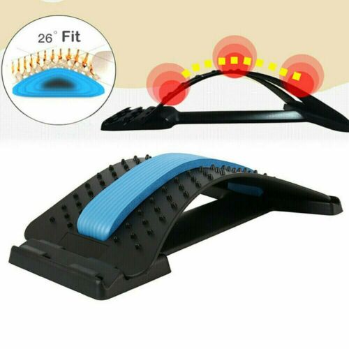 Adjustable lumbar back stretcher arch for lower back decompression