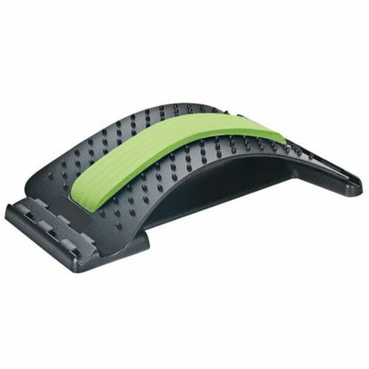 Adjustable lumbar back stretcher arch for lower back decompression