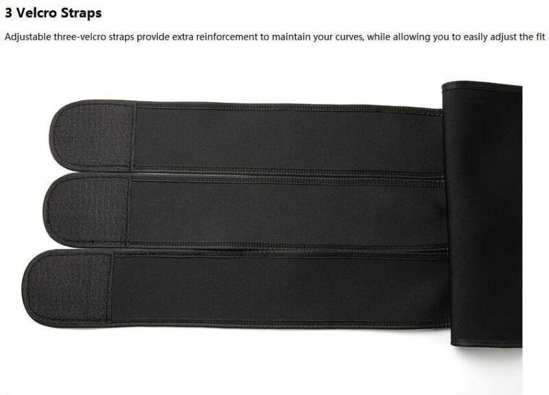 Adjustable neoprene sauna waist trainer sweat belt for postpartum and core support