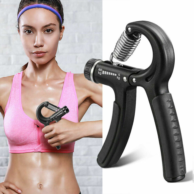 Adjustable 10-60kg hand gripper grip strength trainer