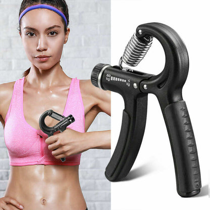 Adjustable 10-60kg hand gripper grip strength trainer