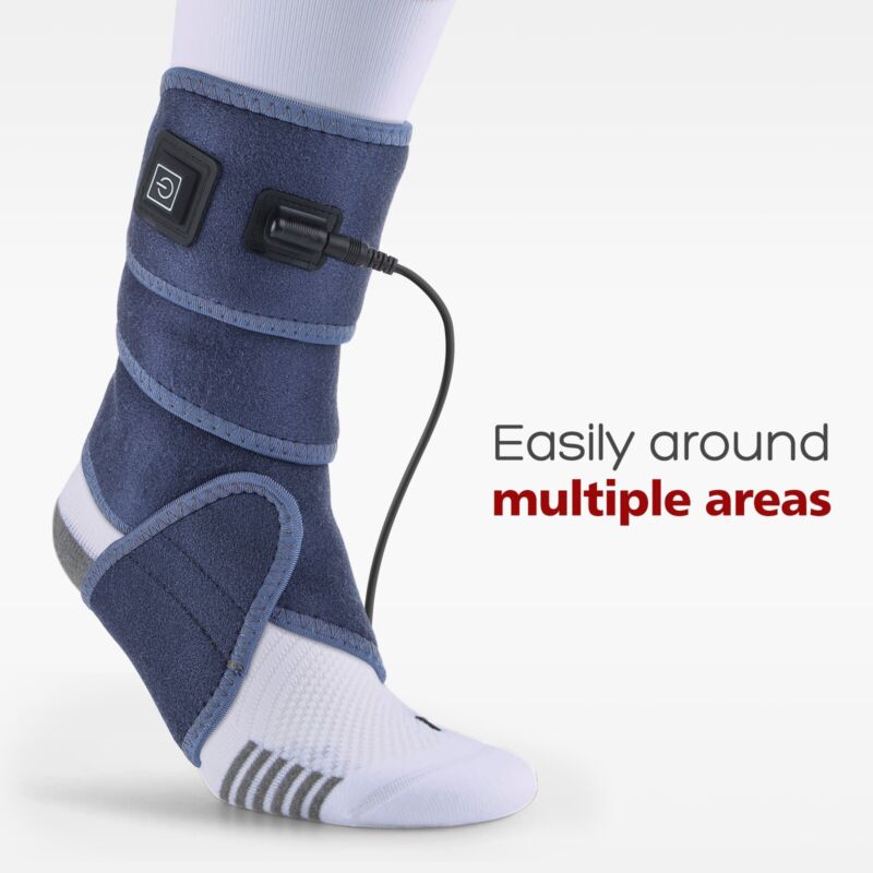 Electric heated wrist and arm wrap for carpal tunnel and tendonitis