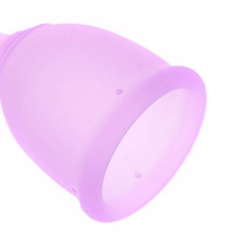 Medical-grade silicone reusable menstrual cup with 12-hour leak protection