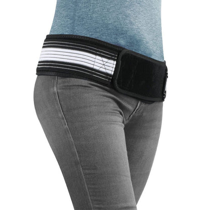 Adjustable sacroiliac SI joint hip belt for sciatica and postpartum recovery