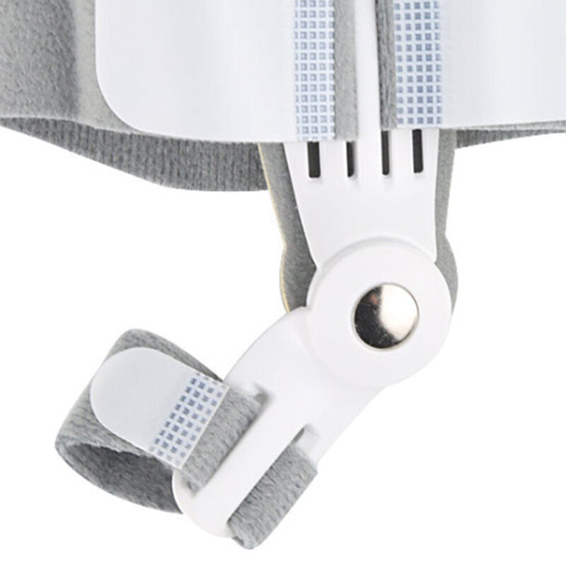 Adjustable bunion corrector toe straightening splint for hallux valgus